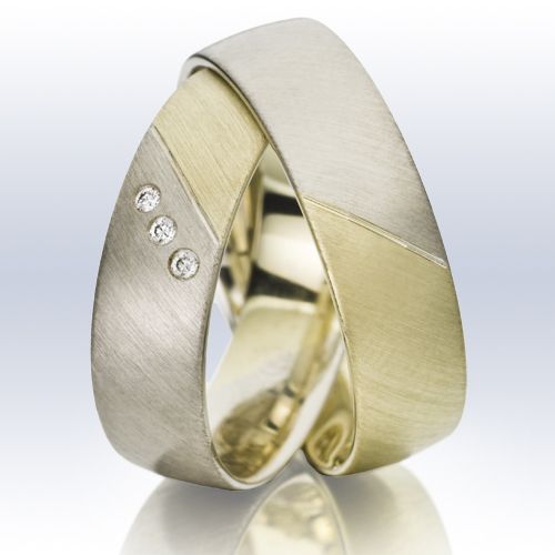 Rauschmayer Eheringe/Trauringe Elements - KL 6 Bicolor (Elements Gold) 11-50686/10-50686