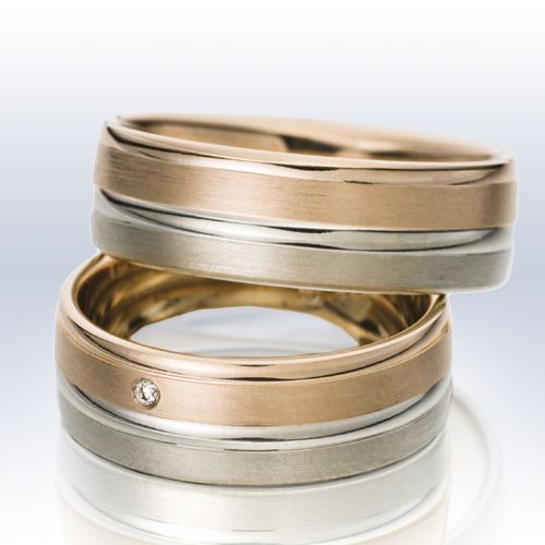 Rauschmayer Eheringe/Trauringe Elements - KL 6 Bicolor (Elements Gold) 11-50688/10-50688